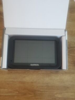 Garmin GPS Navigator in Black and Gray.